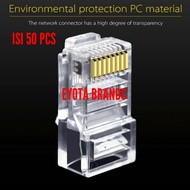 KONEKTOR (50 PCS) LAN RJ 45 CAT5 EYOTA BRANDS ORIGINAL LAN/UTP