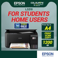 Epson L3210 Ink Tank 3 in 1 Inkjet Printer Original Genuine Refill Ink bottle similar G2010 T220 L31