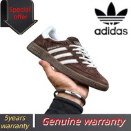 {AUTHENTIC SHOES} Adidas Originals Handball SPZL   รองเท้าผ้าใบรองเท้าวิ่ งรองเท้ากีฬารองเา รองเท้าวิ่งรองเท้าลำลอง WARRANTY 5 YEARS