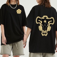 Black Clover พิมพ์ตลกเสื้อยืดผู้ชาย Harajuku กราฟิกเสื้อ T Streetwear Cool Tshirt Hip Hop Top tee ชาย