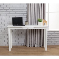 STARS Perabot 4 feet or 91cm Console Table 1 Drawer Make Up Table Vanity Desk Meja Solek White Brown