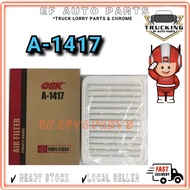 Toyota Corolla Axio 1.5 1.8 Air Filter OSK Osaka A-1417 1NZ-FE 2ZR-FAE 2ZR-FE NZE161 NZE141 NZE144 Z