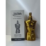 original jpg le male elixir absolu parfum intense 125ml tester unit