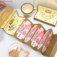 CODECOVED 3D Birthday Red Envelope, Traditional DIY Packing Lucky Money Envelope, Greeting Card Hong