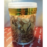 PUTIH Serunding Anchovy Ginger, Garlic Chips, Garlic Ginger Chips