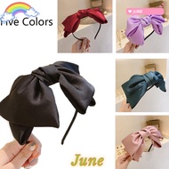 JUNE1 Bow Knot Hair Band Retro Head Wear Top Knot Cute Hairband