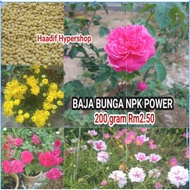 BAJA PAKSA BUNGA SEGAR LEBAT SEBATIAN NPK BUNGA KERTAS Flower Fertilizer 200gram
