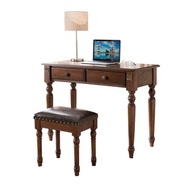 A9L American Style Solid Wood Desk Writing Table Computer Desk Home Antique Office Study Small Desk 