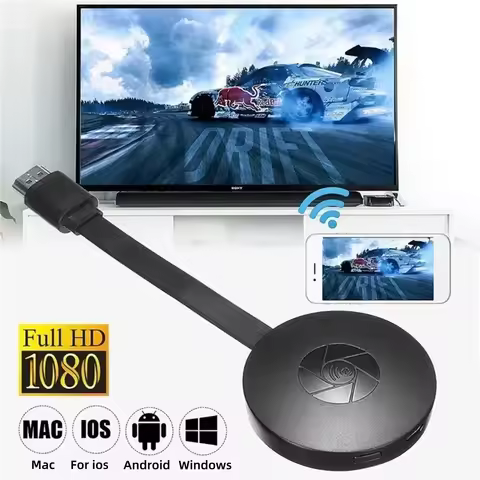 Wireless Portable 1080P HD TV Stick Video Receiver HD TV Display Receiver Mobile Phone Mirroring WIF
