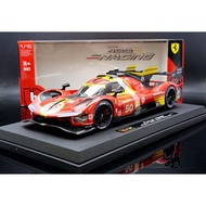 [MASH] Bburago 1/18 Ferrari 499P 50 6th WEC 2024