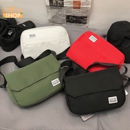 Black Rice durable canvas crossbody bag, unisex fashion style - al0ha Shop