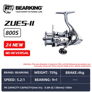 BEARKING Zeus II Series 800-3000รุ่น9สแตนเลสแบริ่ง5.2:1ระบบลากรอกตกปลากำลังไฟสูงสุด7กิโลกรัม Hengkan