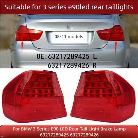 For BMW 3 Series E90 2008-2011 LED Rear Tail Light Brake Lamp 63217289425 63217289426