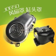 Motorcycle Yamaha JOG 3KJ JOG50 JOG90 VINO Fan Cover Cylinder Head Cover Black Plating
