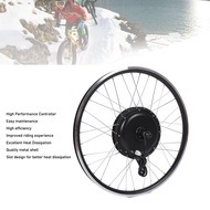 ชุดล้อแปลงจักรยานไฟฟ้าเสียงรบกวนต่ำชุดแปลงจักรยานไฟฟ้า IP65 48V 2000W กันน้ำพร้อมจอแสดงสีสำหรับขับขี