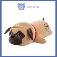 Dog Pug Big Bolster Pillow- 100cm; Animal Pillow, Stuffed Toy, Plushie, My Melody, Miniso, Plushie