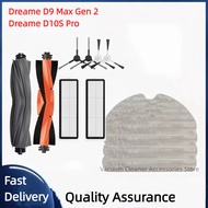 Dreame D10s Pro D9 Max Gen 2 Robot Vacuum Cleaner Accessories Main Side Brush Filter Mop