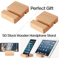 SG Seller[Christmas Gift] Premium Wooden Handphone Stand Tablet Stand Handphone Holder Perfect for Gift