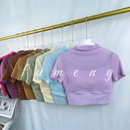 Premium Sexy Mesh Athletic Short Sleeve Quick Dry Athletic Top