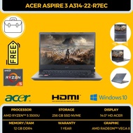Acer Aspire 3 Slim A314-22-r7ec 14 hd amd Ryzen5-3500u 12gb ssd 256gb