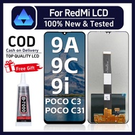 【Top Quality】LCD For Redmi 9A / 9C / 9i / 10A / Poco C3 / C31  Touch Screen Replacement