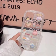 For IPhone11 12 13Pro Max Drop Resistant IPhone X XR XS MAX Apple 7 Plus 8 Plus Soft IPhone 14 15Pro Max Cute Cartoon Doll Accessories Phone Case 12Pro