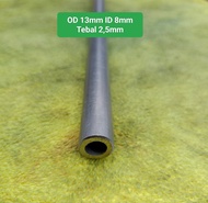 pipa besi seamless od 13mm id 8mm tebal 25mm panjang 70cm