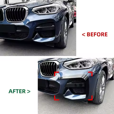 Front Side Canard Air Vent Trim Cover For BMW X3 X4 G01 G02 2018-2021 M Sport