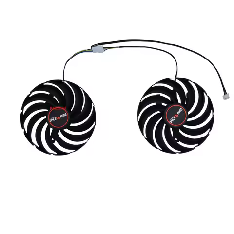 2Pcs/Set,FD9015U12S,Graphics Cards Fan,For Sapphire RX 6700 6700XT 6700 XT PULSE,Video Card Cooling,