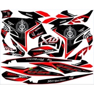 ♞Decals, Sticker, Motorcycle Decals for Sniper 150, 029,Anchor red sticker