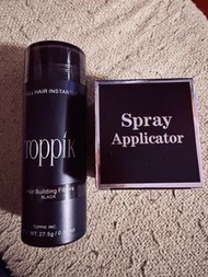 Toppik 黑黑色頭髮纖維 + 噴霧器