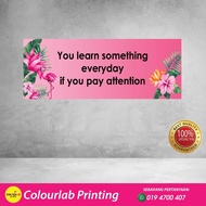 School Fun Banner Words J