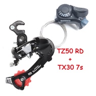 Shimano Tourney RD-TZ50 6/7 speed combo TX30 shifter 3×7 speed for MTB road Bike Rear Derailleur Shi