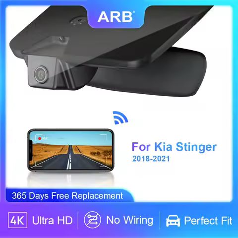 ARB 4K Dashcam for Kia Stinger 2018-2024, Original Factory Style Car Video Recorder, Left Hand Drive