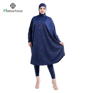 Motive Force Baju Swimming Muslimah Fashion Ioose long Sleeve Swim Suit For Women Baju Mandi Muslima