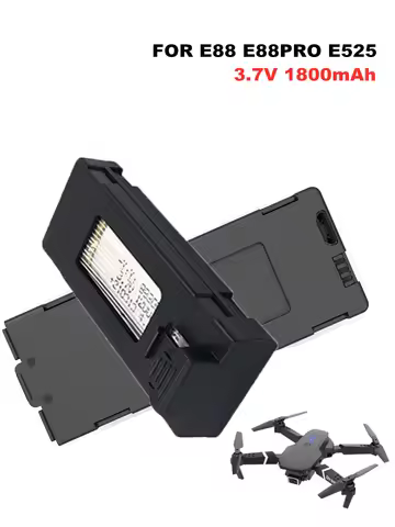 E88 Drone Battery 3.7V 1800mAh Rechargeable Li-ion Battery For RC Drone E88PRO E99 P1 K3 P10 A13 S98
