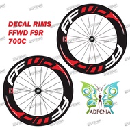 Sticker FFWD F9R Sticker Decal Rims Carbon Rims Roadbike Fixedgear 700c