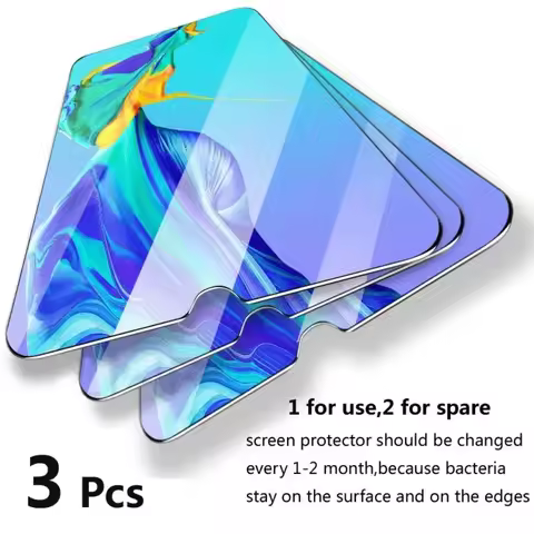 3Pcs Tempered Glass For LG Q60 Q92 Q52 K61 K51 K50 K40 V60 V50 V40 Screen Protector Protective Film 