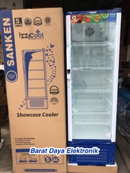 showcase / pendingin minuman sanken srs-275 showcase tinggi 5 rak