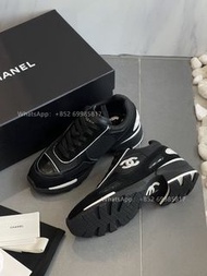 👏斷碼 CHANEL 25K拼色運動鞋  全實拍 100% new🎁Size:35 36 37 38 39 40 （部分斷碼 手慢冇） 香奈兒 休閒鞋 運動鞋 波鞋 小白鞋 Sports shoes,