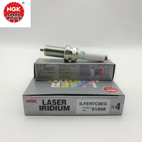 4Pcs Original NGK ILFER7C8EG 91898 Spark Plug For AUDI A4 A7 Q3 Q5L VW CC Passat Tiguan Arteon Tayro