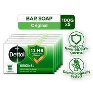 [Bundle of 5] Dettol Original Bar Soap (100g)