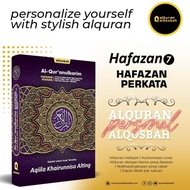 Alquran Personal Quran AlQosbah Hafazan Perkata Uk A4 Al-Quran Hafalan