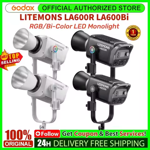 Godox LA600R 600w RGB LED COB Video Light LA600Bi Bi-Color Fill Light Full-Color for Photogrpahy♢Stu