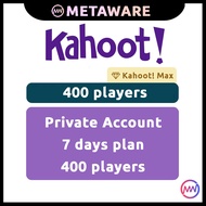 Kahoot+ MAX Private Account Up to 400 players per game