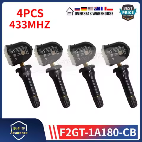 F2GT-1A180-CB F2GT-1A150-CB TPMS 433MHZ Tire Pressure Monitor Sensor 4Pcs For Ford F-150 Edge Fiesta