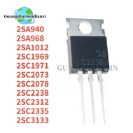5PCS 2SA940 2SC2073 2SA968 2SC2238 2SC1971 2SC3133 2SC1969 2SC2078 2SC2312 2SC2335 2SA1012 TO-220 MO