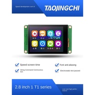 TJC3224T128_011R/N/C HMI UART TJC T1 Touch Screen 2.8" Inch Serial LCD Smart Display Touchscreen Res