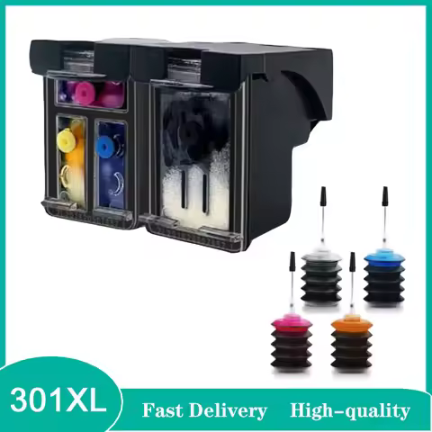 Vilaxh 301XL 301 301xl Ink Cartridge for HP 301 XL For HP Printer Deskjet 2050 1000 1050 2510 3000 3