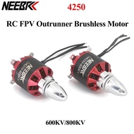 NEEBRC 4250 600KV 800KV Outrunner Brushless Motor 3-7S For RC FPV Fixed-wing Drone Plane Quadcopter 